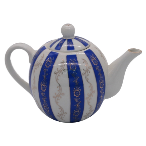 صورة قوري سيراميك ازرق