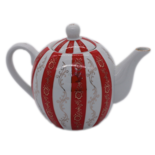 صورة قوري سيراميك أحمر