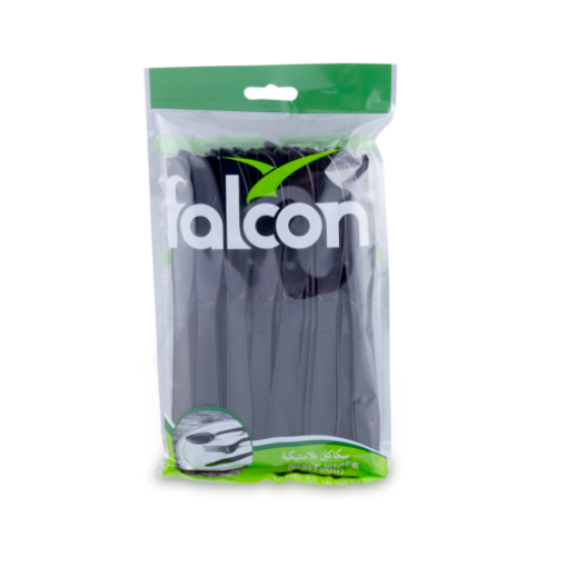 صورة سكين بلاستيكي أسود (50 قطعة)