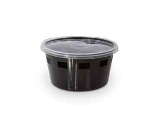 صورة  علبة مايكرويف مستديرة بغطاء 250 