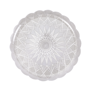 صورة صحن كريستال بلاستيك 33سم