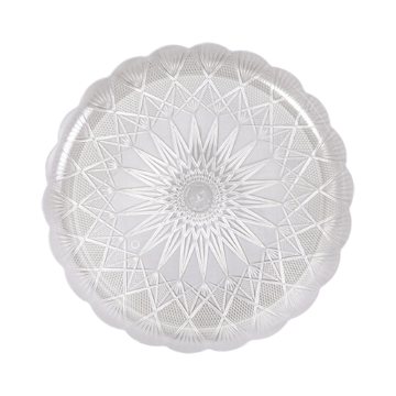 صورة صحن كريستال بلاستيك 33سم