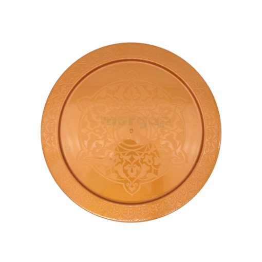 صورة صواني كريستال ذهبي 