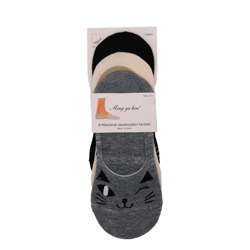 صورة جوارب بناتى 3 الوان مقاس 7 الى 12