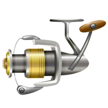 صورة لقسم بكرات خيط السنارة