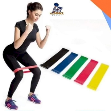 صورة مجموعة استيك مقاومة للرجل 5 مقاومات