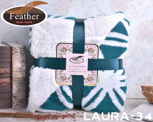 صورة  بطانيه مايكرو كالفو  نفرين شعر ومن الداخل فرو