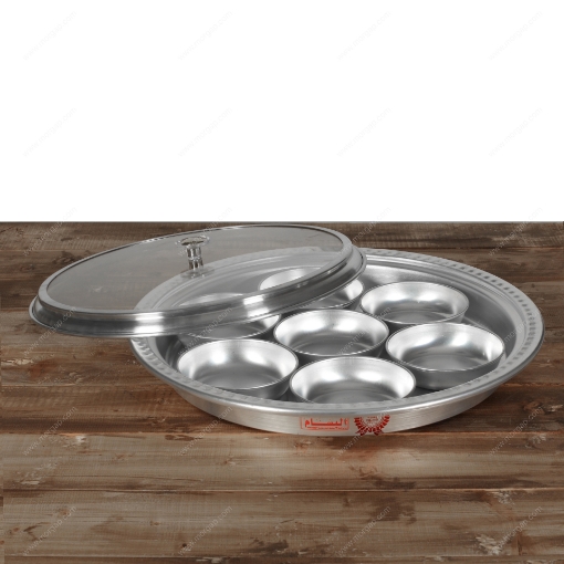 صورة صينية افطار غطاء اكروليك عالي