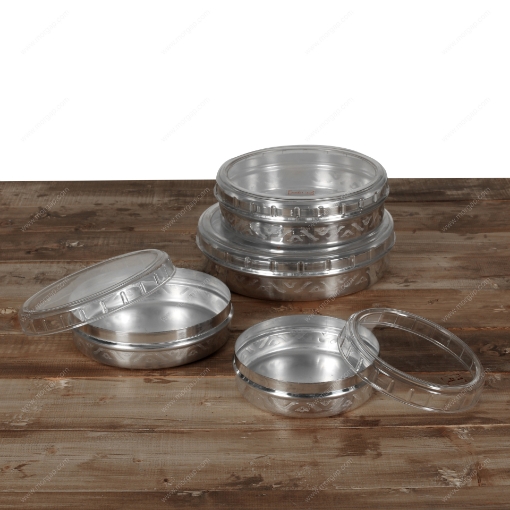 صورة مطبقية وسط لميع منقوش غطاء شفاف ضد الكسر