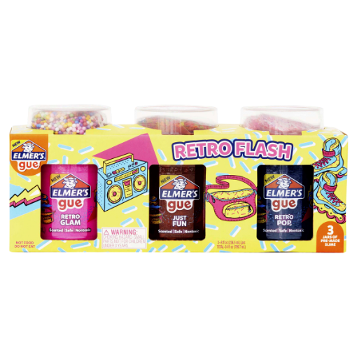 صورة مجموعة سلايم من ٣ الوان واشكال 