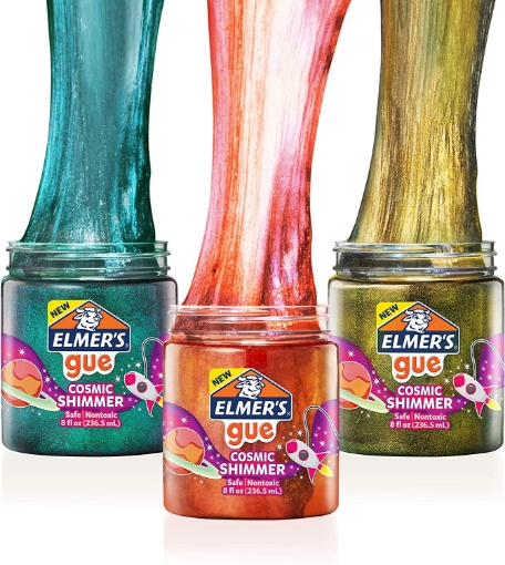 صورة المرز سلايم مجموعة الوان الوميض الكوني 3 عبوات