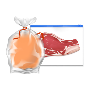 صورة لقسم اكياس طهي الطعام 