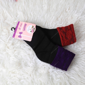 صورة جوارب صوف نسائية شتوية زوجين