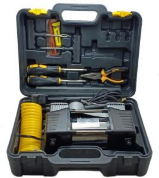 صورة حقيبة معدات الفك والتركيب وتفخ الهواء 