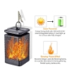 صورة Solar Lantern Flame Lights Outdoor 9 X 9 X 14.5 CM