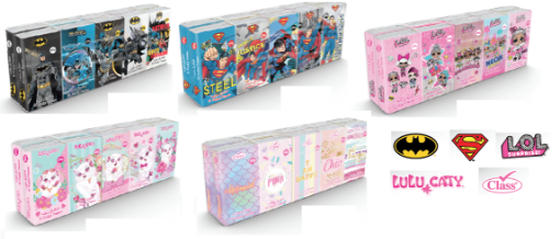 صورة مناديل جيب شخصيات F21