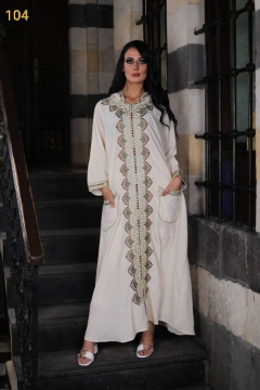 صورة قفطان تطريز مع كبوس