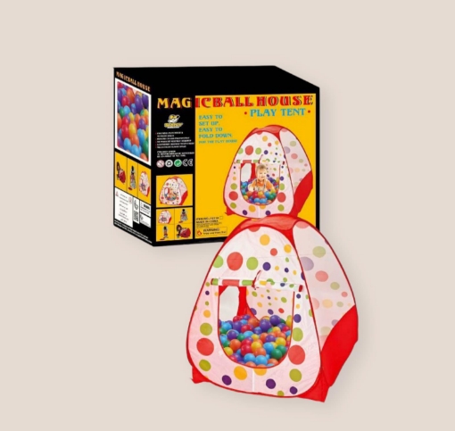 صورة خيمة لعب الاطفال + 100 كورة