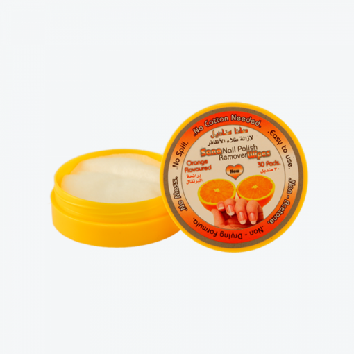 صورة Nail Polish Remover Wipes ORANGE 1Box