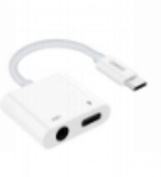 صورة ادابتر شاحن + سماعه تايب سي