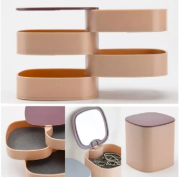 صورة علبة اكسسوارات صغيرة اربع طبقات