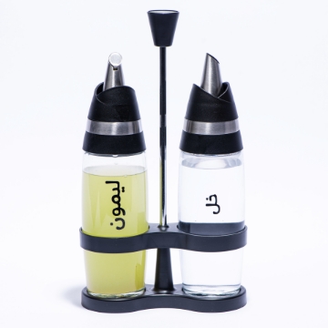 صورة طقم موزع سائل دائري (قطعتين)