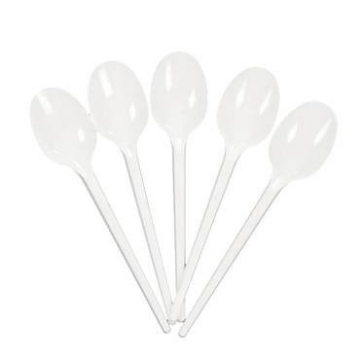 صورة ملاعق بيضاء 50 حبة