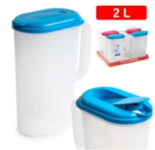 صورة ابريق بلاستيك شفاف 2 لتر شد 6