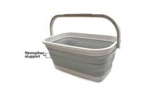 صورة سلة خشبية قابلة للطي