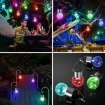 صورة 4 Pack Hanging white Led Solar Lights with handle and waterproof for Outdoor
