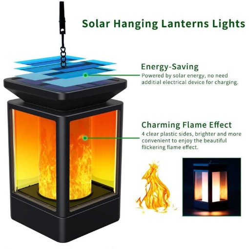 صورة Solar Hanging Lanterns Lights