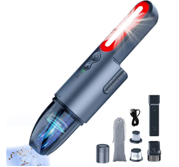 صورة Car Vacuum Cleaner Rechargeable, Mini Cordless Handheld
