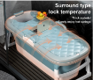 صورة Foldable Portable Bathtub 54x24x20 inch