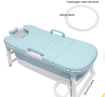 صورة Foldable Portable Bathtub 54x24x20 inch