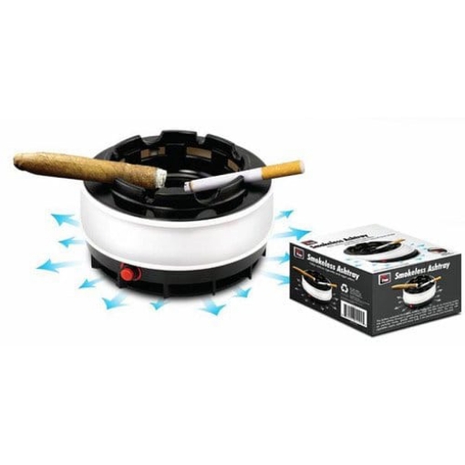 صورة Smokeless Ashtray: Built-In Filter Reduces Second-Hand Smoke, Draws In Smoke