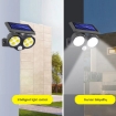 صورة Solar Spotlight Outdoor Waterproof Head Wall
