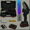 صورة Mini 4 Inch handheld Electric Power Cordless Chainsaw For Trees Branch Wood Cutting