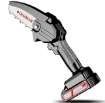 صورة Mini 4 Inch handheld Electric Power Cordless Chainsaw For Trees Branch Wood Cutting