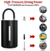 صورة Portable Cordless Tire Inflator with 4000mAh Digital Pressure Gauge