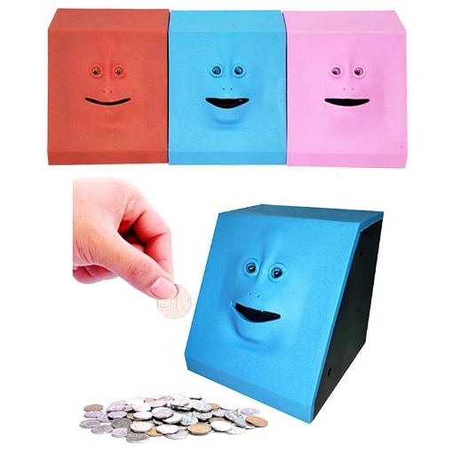 صورة Cute Automatic Face Saving Bank Coin For Kids