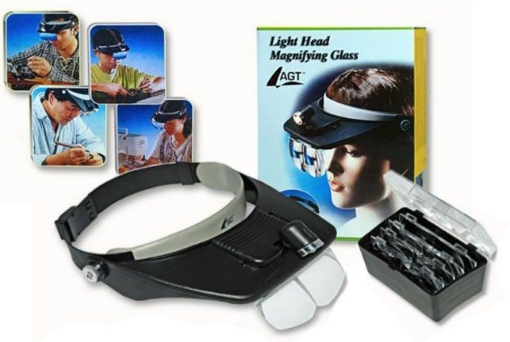 صورة Light Head Magnifying Glass