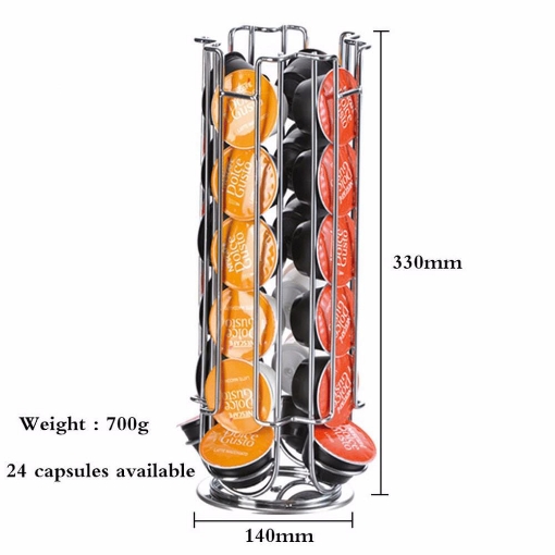 صورة حامل تخزين كبسولات دولتشي غوستو 24 قطعة