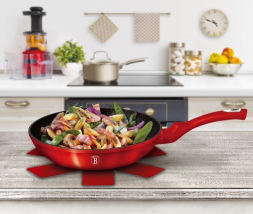 صورة مقلاة قياس 28 سم  عنابي