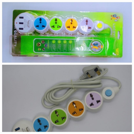 صورة  ﻤﺸﺘﺮﻚ ﻜﻬﺮﺒﺎﺌﻲ مع  3  مداخل يو اس بي