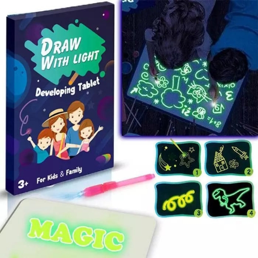 صورة لوحة الكتابة المشعة