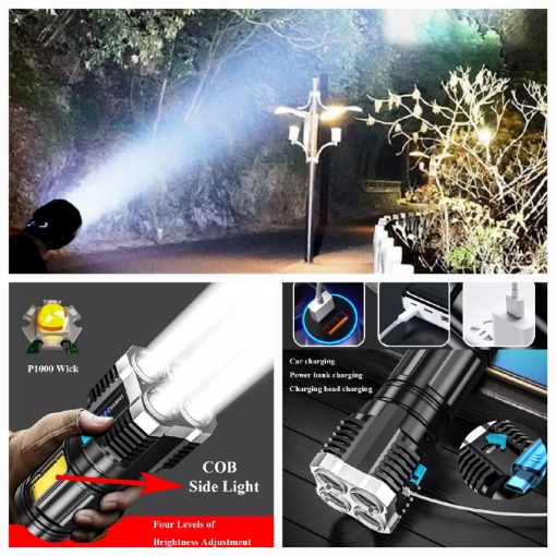 صورة مصباح يدوي LED فائق السطوع