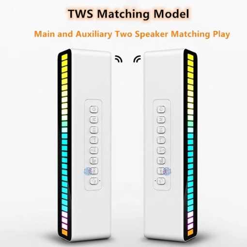 صورة مكبر صوت بلوتوث متعدد الوظائف ملون
