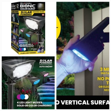 صورة الأضواء بالطاقة  الشمسية  في مضادة  للماء 